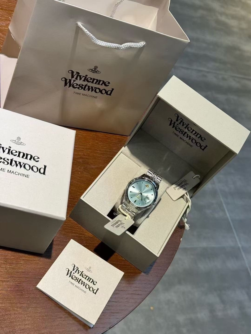 Vivienne Westwood Ice Blue Dial Watch — hero